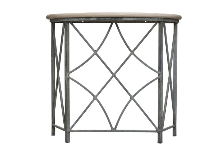 Petite Demi Lune Metal Console - Image 3