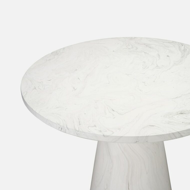 Swirl Lacquered Resin Hall Table