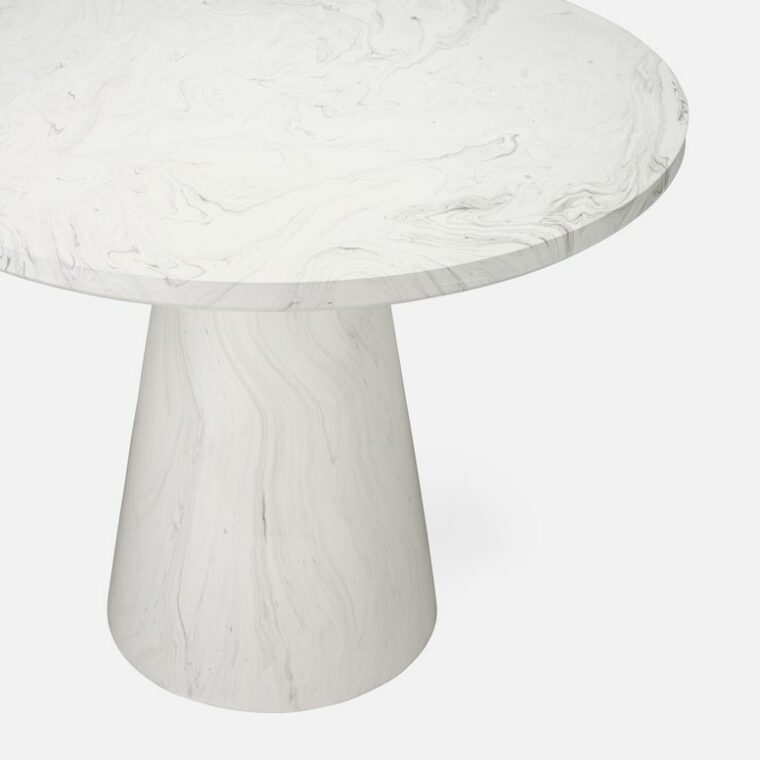 Swirl Lacquered Resin Hall Table