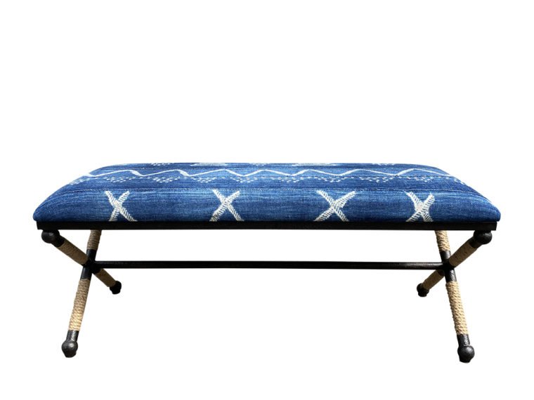 Backman X Rope Bench in Indigo Cloth