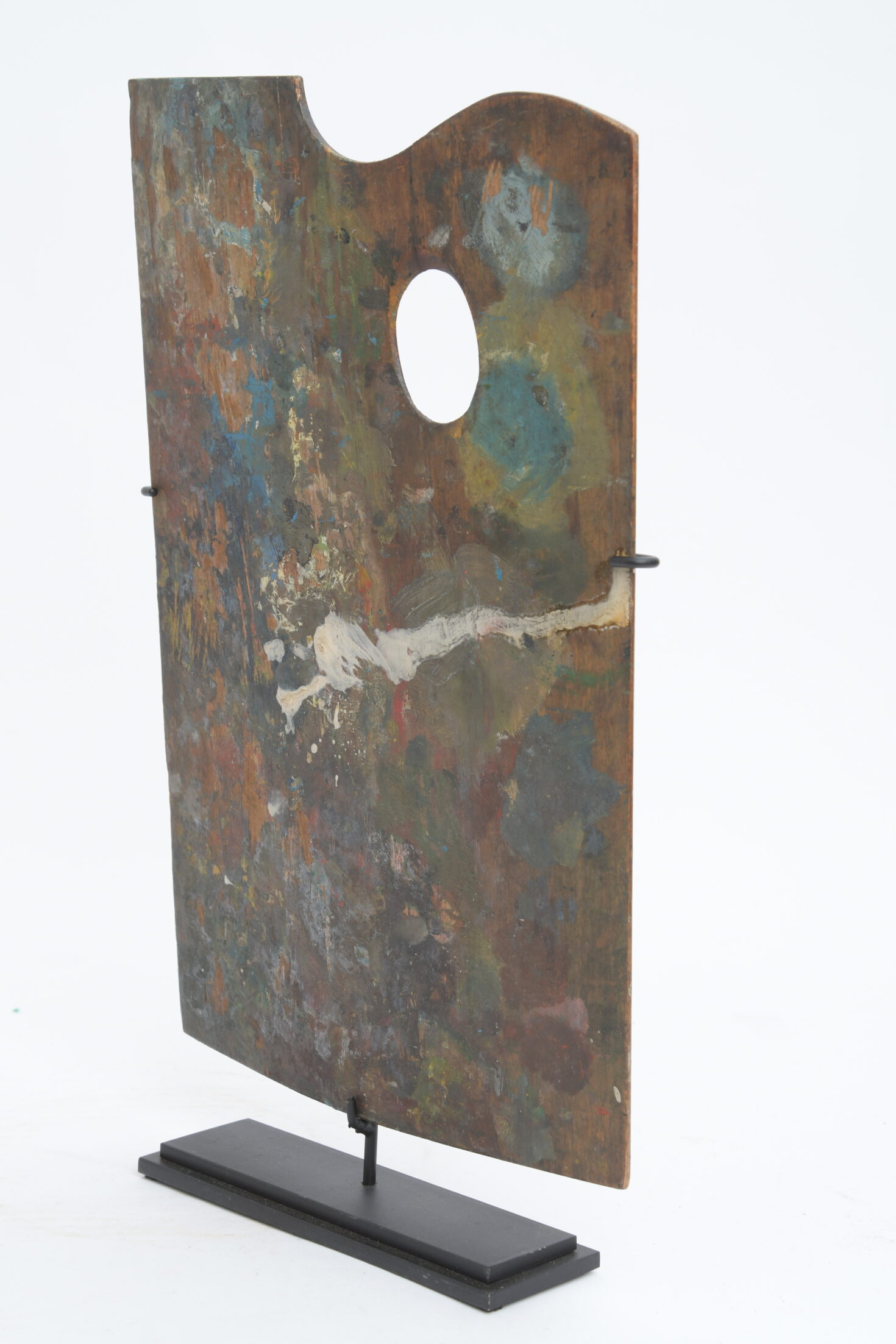 Vintage Painting Palette on Stand Mecox Gardens