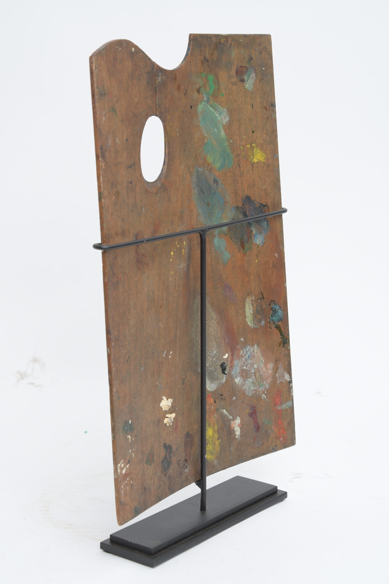 Vintage Painting Palette on Stand Mecox Gardens