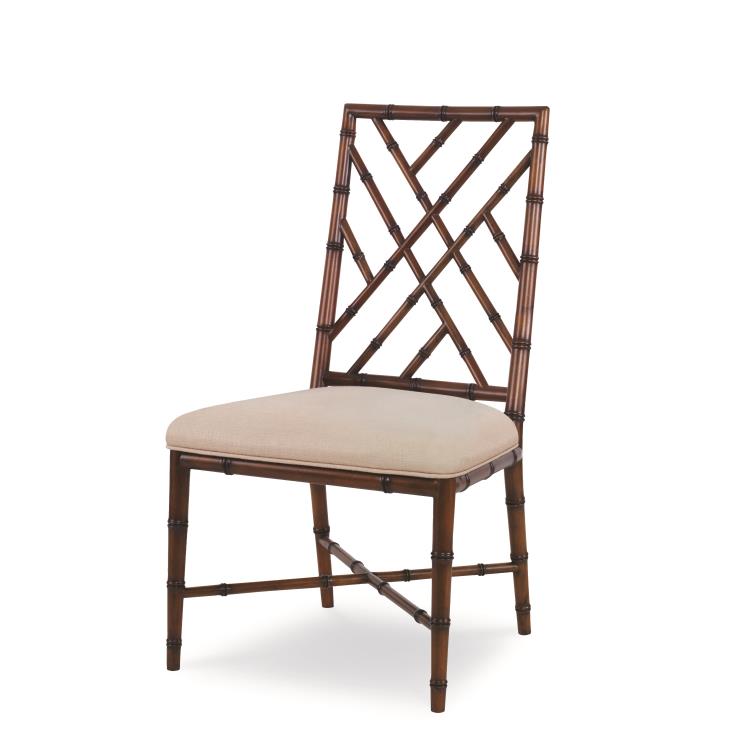 Katie Faux Bamboo Side Dining Chair - Mecox Gardens