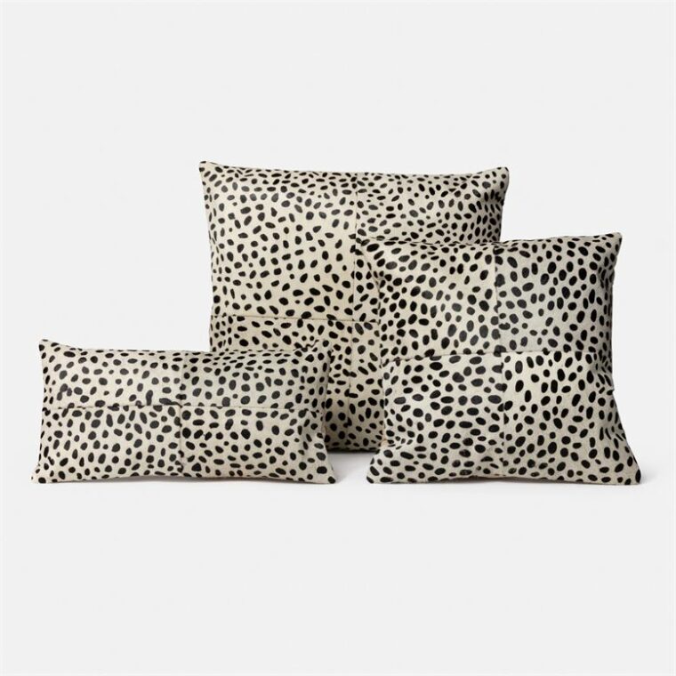 Dalmatian Print Hair-On-Hide Pillows