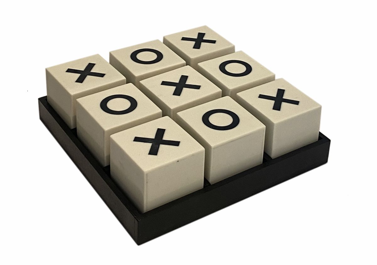 Xoxo/tic Tac Toe Game Strategy Wooden Board Game Vintage -  Denmark