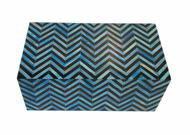 Blue Ebony Chevron Box - Image 2