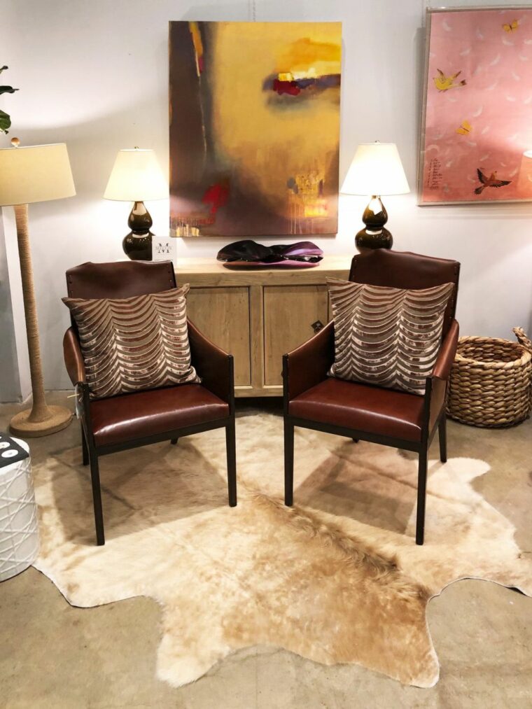 Large Brazilian Cowhide Rug - Image 3
