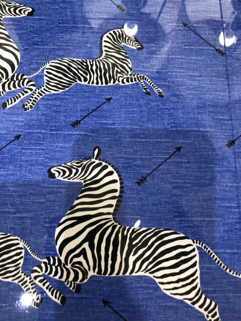 Scalamandre Zebra Motif Lucite Tray Mecox Gardens