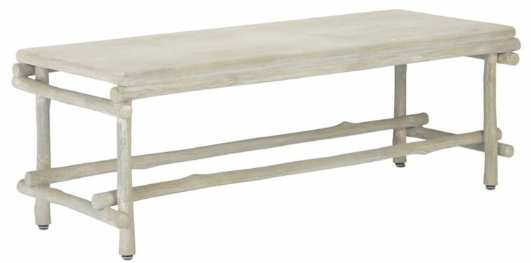 Faux Bois Stick Bench