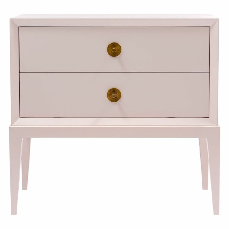 Diana Pink Beveled Night Stand - Image 2