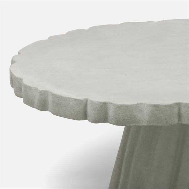 Scalloped Concrete Coffee Table - Image 3