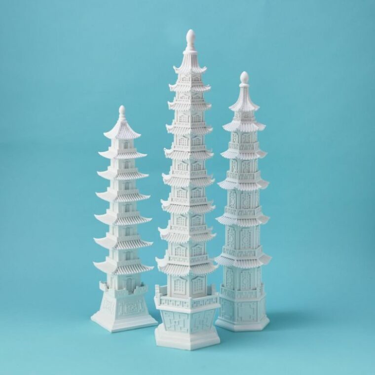 resin garden pagoda