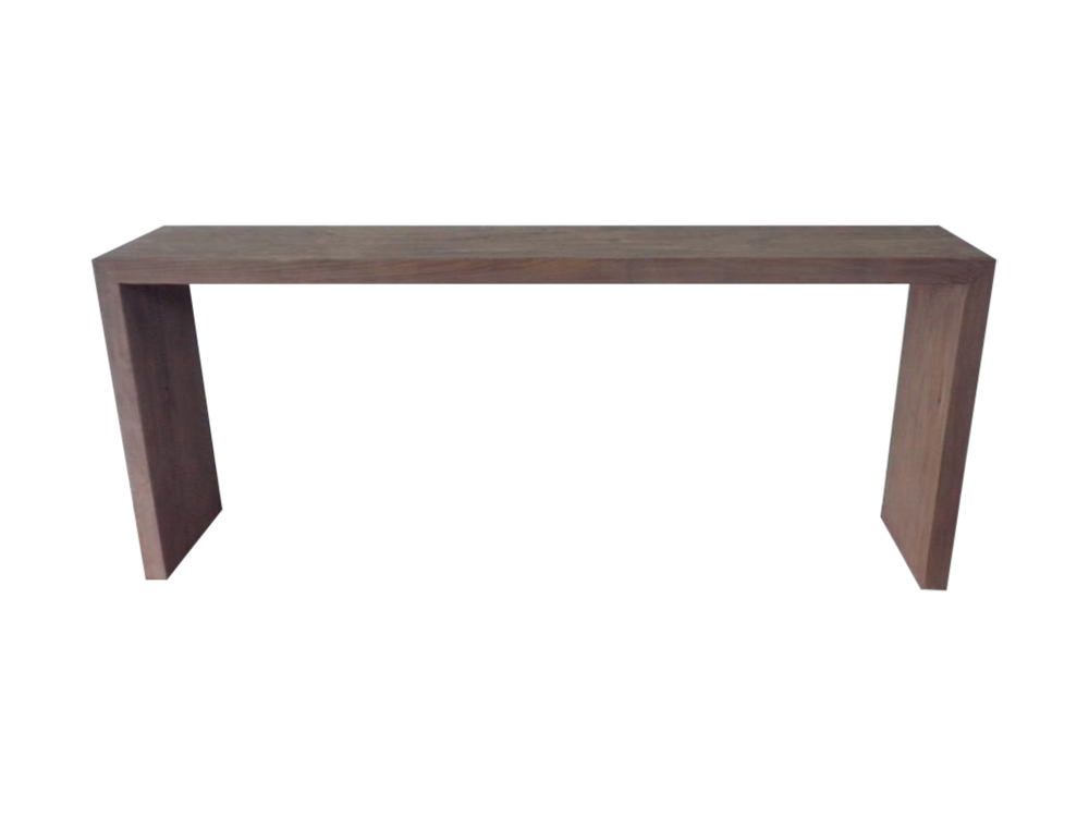 Reclaimed Wood Parsons Console Table - Mecox Gardens