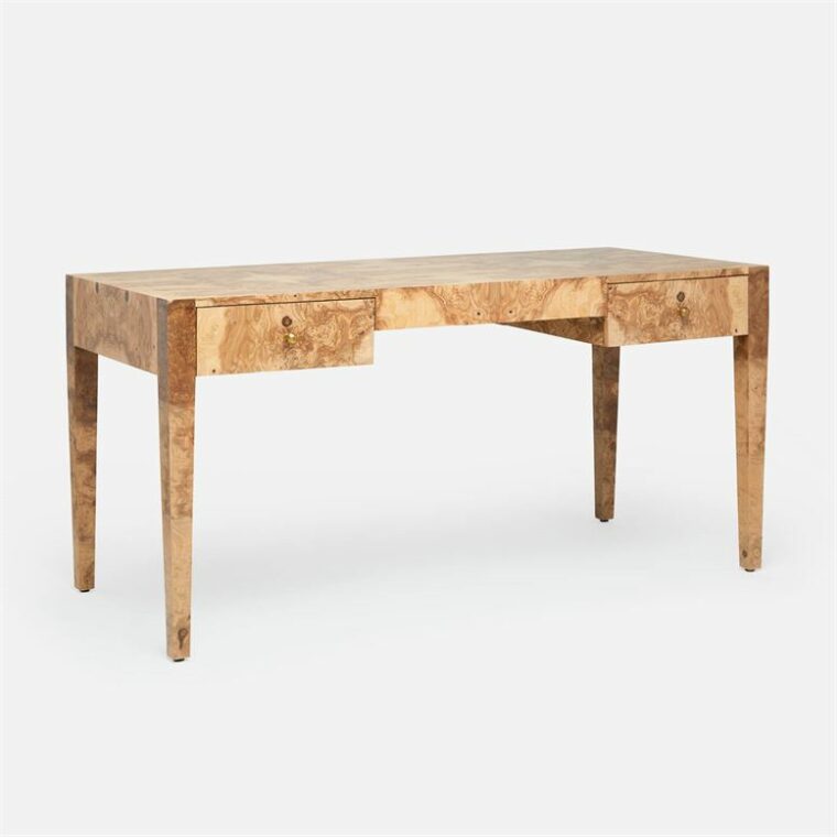 Large Turner Burlwood Desk - Image 2