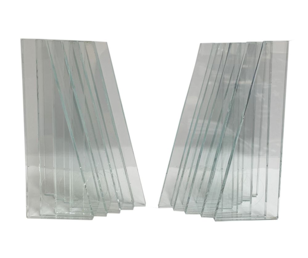 Pair of Vintage Glass Bookends - Image 2