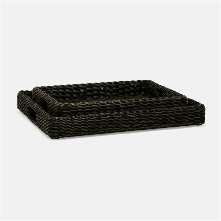 Faux Wicker Trays - Image 5