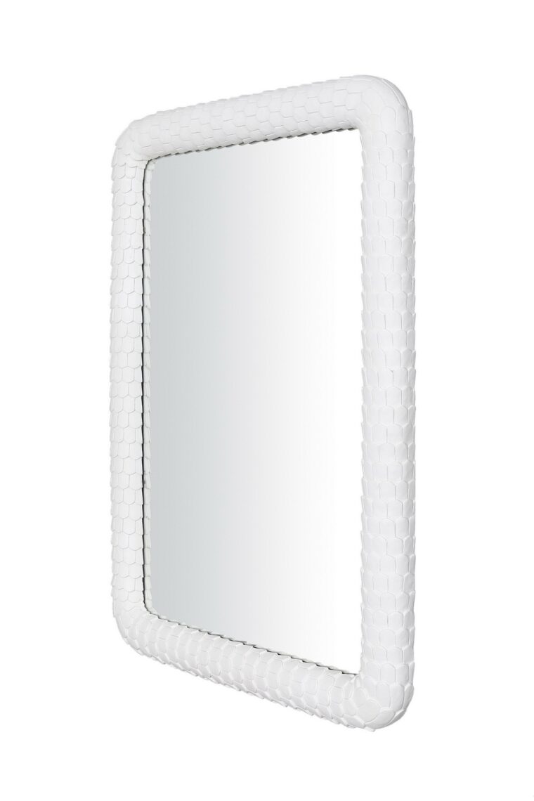 White Smooth Gesso Mirror - Image 2