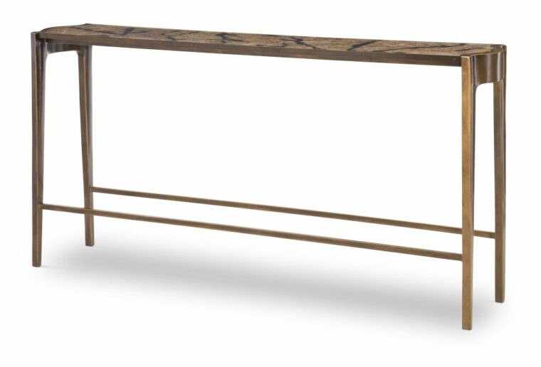 Bern Acid Washed and Brass Console