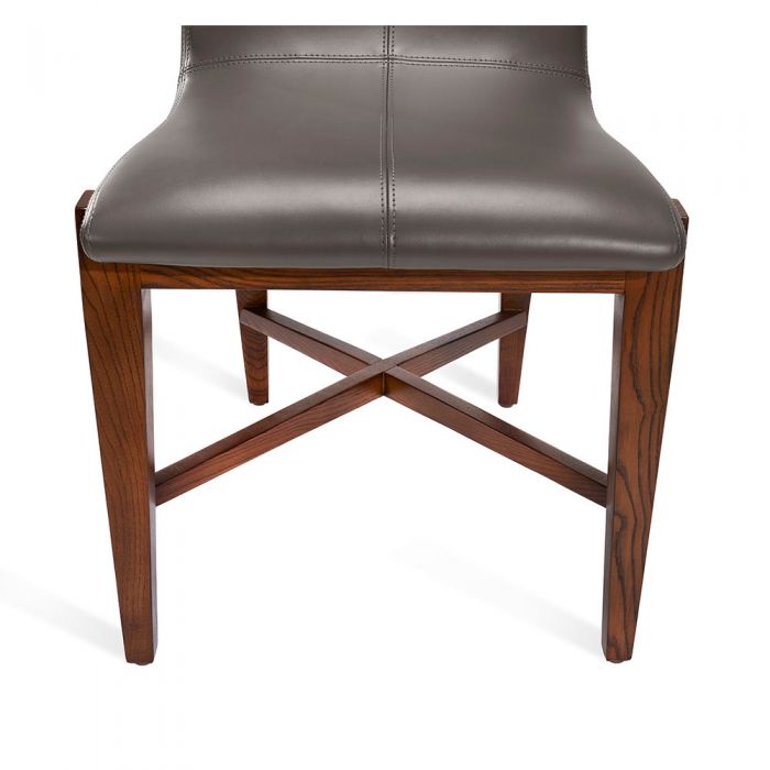 Deborah Leather Dining Chair Mecox Gardens