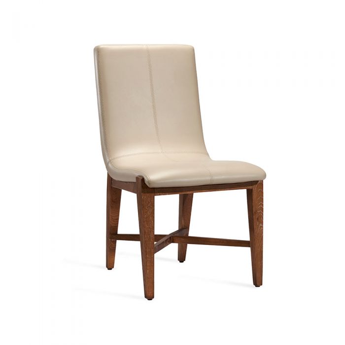 Deborah Leather Dining Chair Mecox Gardens