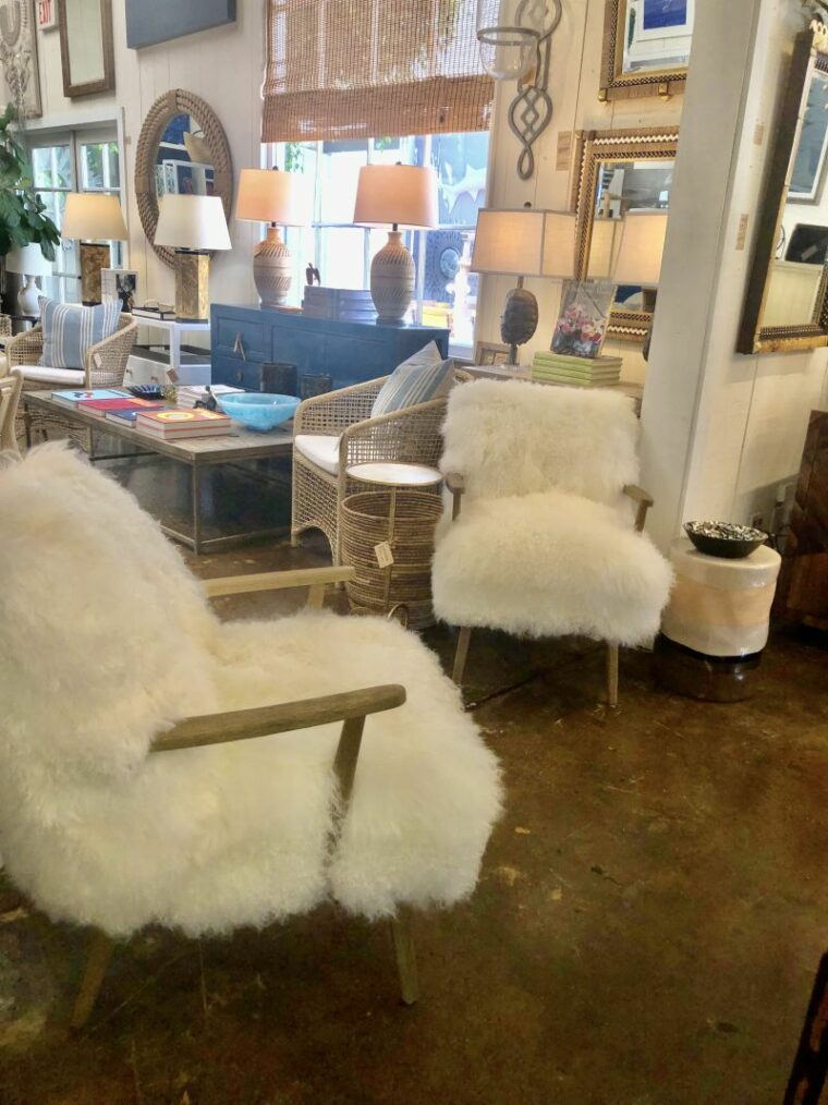 Cream Flokati Arm Chair - Image 13
