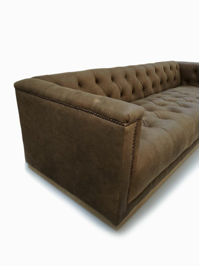 Coldwater Tufted Leather Sofa - Image 7