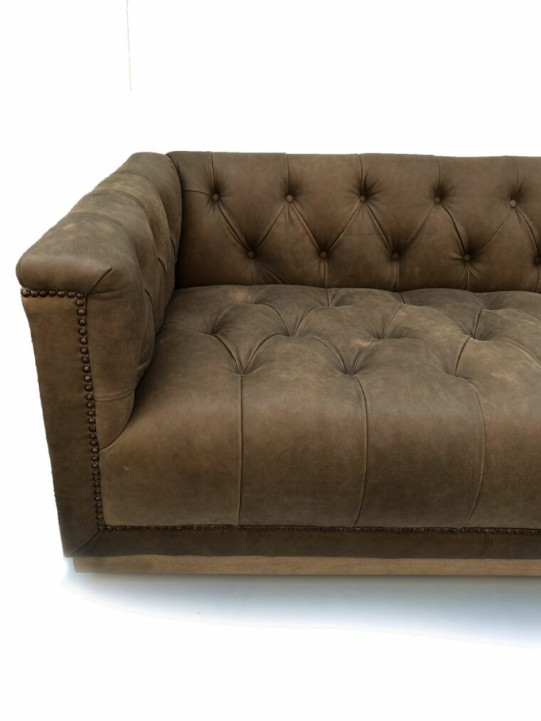 Coldwater Tufted Leather Sofa - Image 8