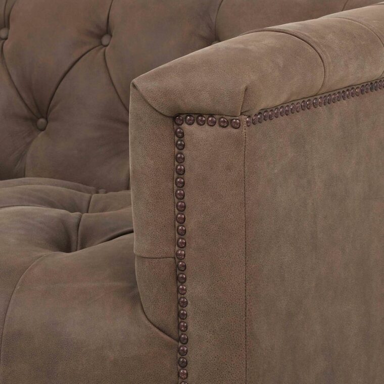 Coldwater Tufted Leather Sofa - Image 4