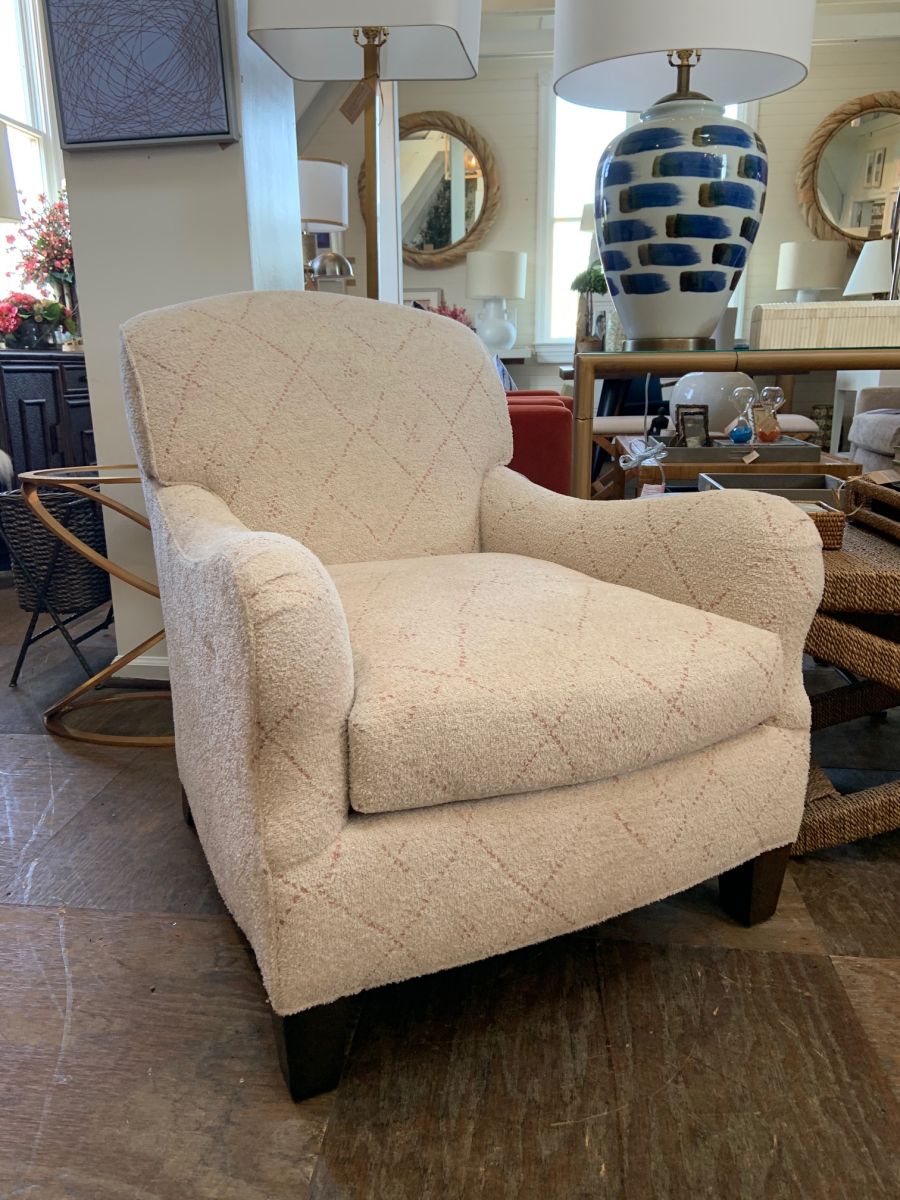 Rose Arm Chair with Turned Arm Mecox Gardens