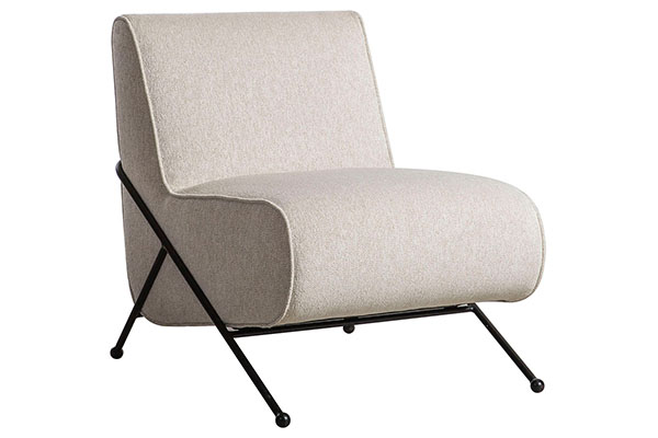 modern armless chair