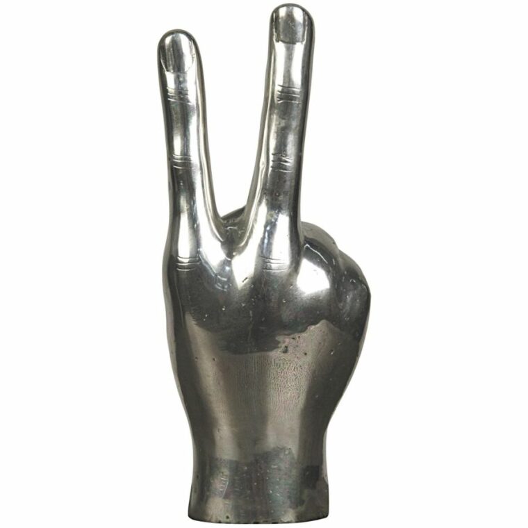 Silver Peace Sign - Image 2