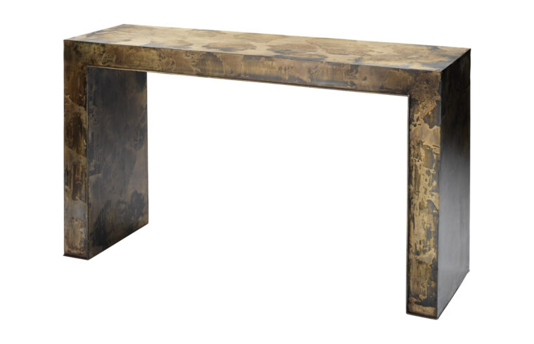 Meletio Acid Washed Iron Console
