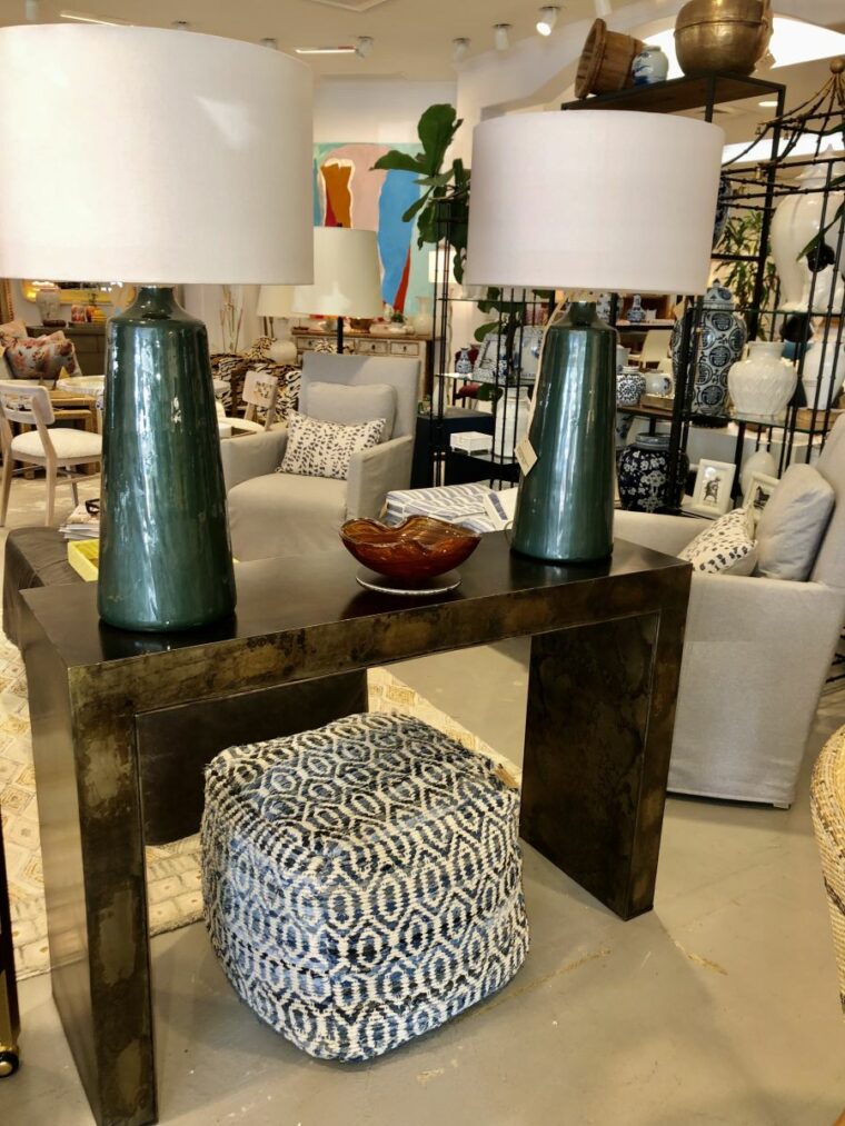 Meletio Acid Washed Iron Console - Image 8