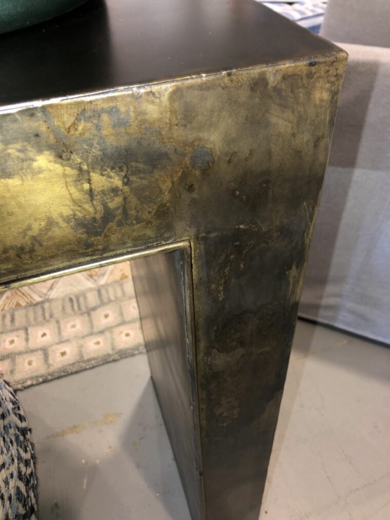 Meletio Acid Washed Iron Console - Image 2