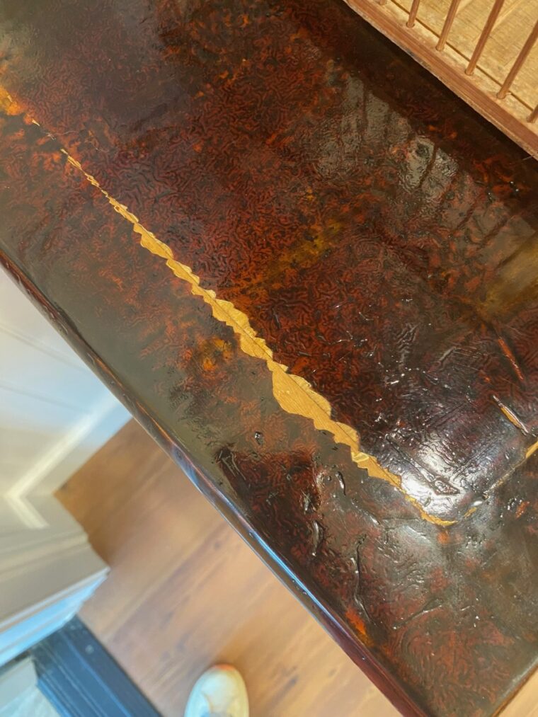 Vintage Chinese Small Lacquered Cabinet