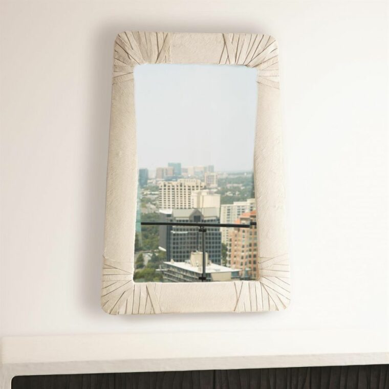 Hair on Hide Mirror with Wrapped Corners - Image 4