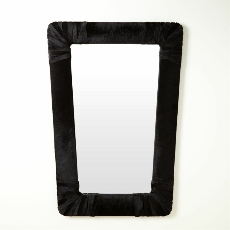 Hair on Hide Mirror with Wrapped Corners - Image 5