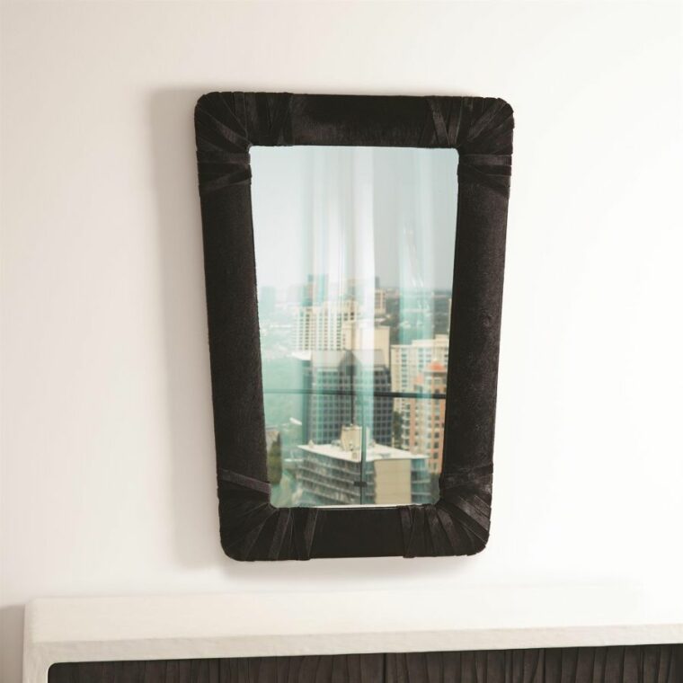 Hair on Hide Mirror with Wrapped Corners - Image 6