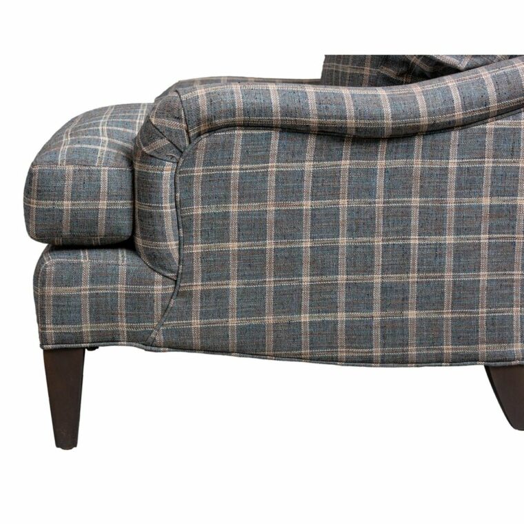 Amherst Plaid Club Chair - Image 4