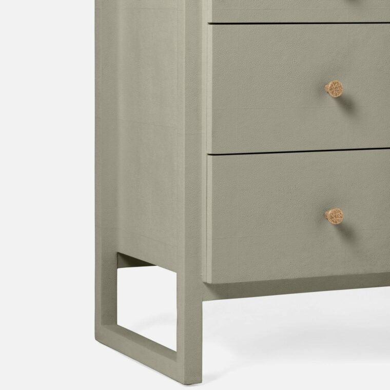 Small Carri Faux Shagreen Dresser - Image 3