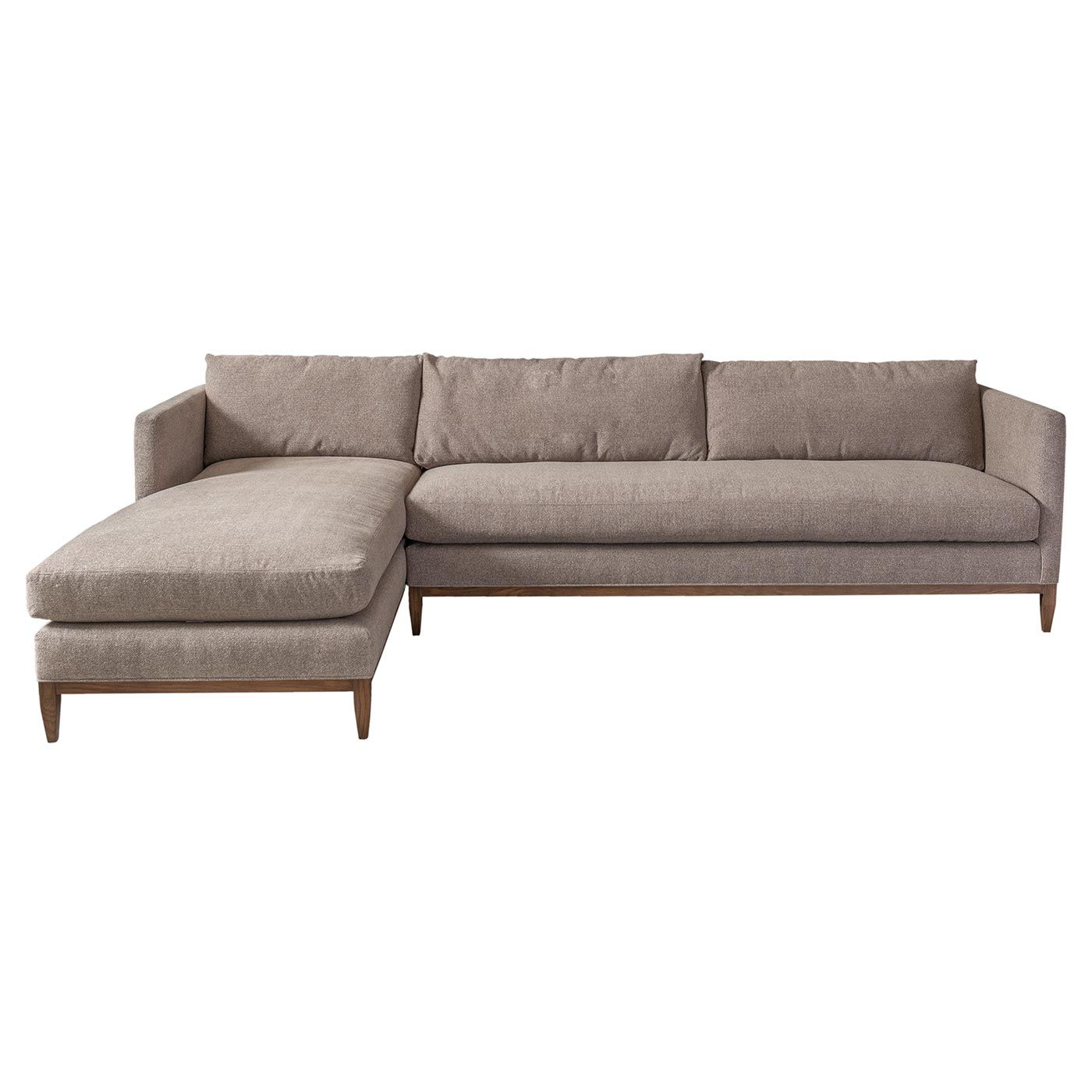 Holloway Sectional Sofa in Crypton Slate Mecox Gardens