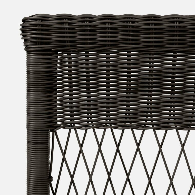 Outdoor Laptop Table in Faux Wicker - Image 7