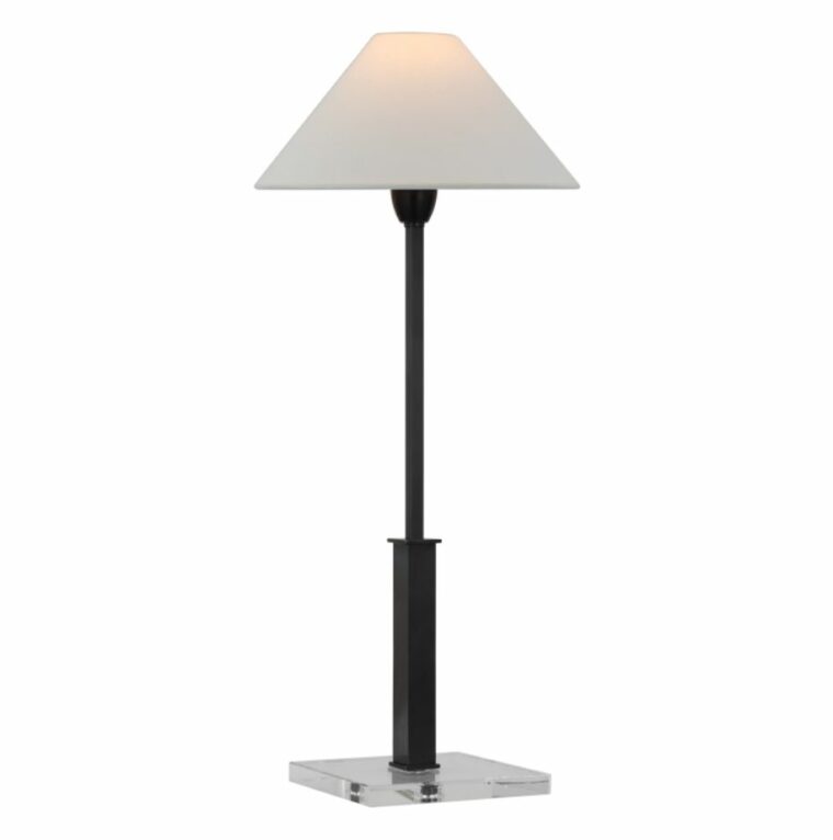 Asher Adjustable Table Lamp with Crystal Base - Image 2