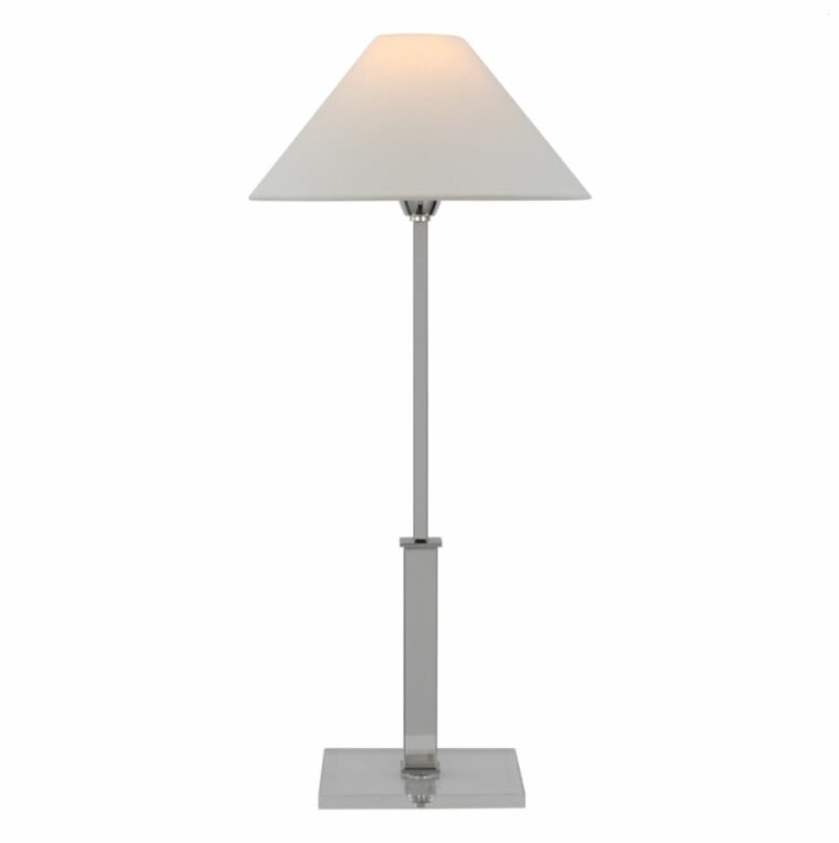 Asher Adjustable Table Lamp with Crystal Base - Image 3