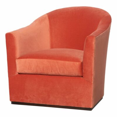 Tangelo Upholstered Swivel Chair - Mecox Gardens