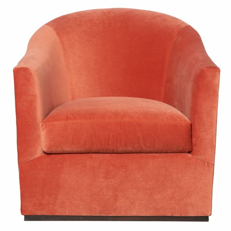 Tangelo Upholstered Swivel Chair - Mecox Gardens