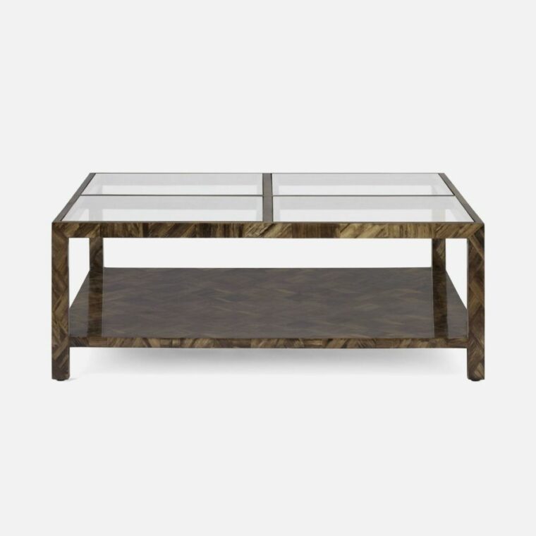 Square Banana Bark Coffee Table - Image 4