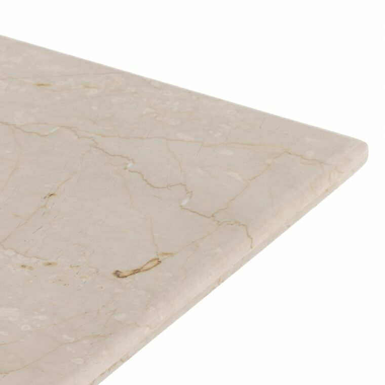 Sculptural Cream Marble Desk or Console - Image 7