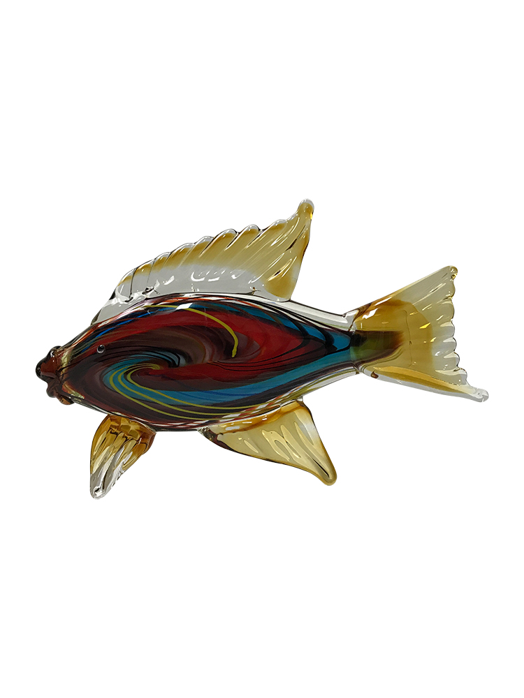Multi Colored Murano Glass Fish - Mecox Gardens
