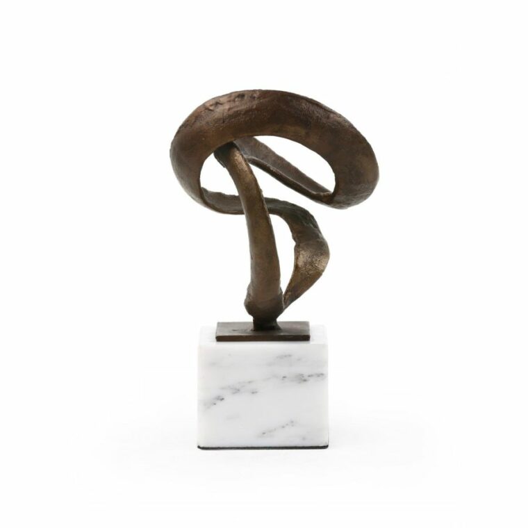 Bronzed Freeform Sculpture - Image 3